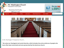 Tablet Screenshot of mwpc-church.org